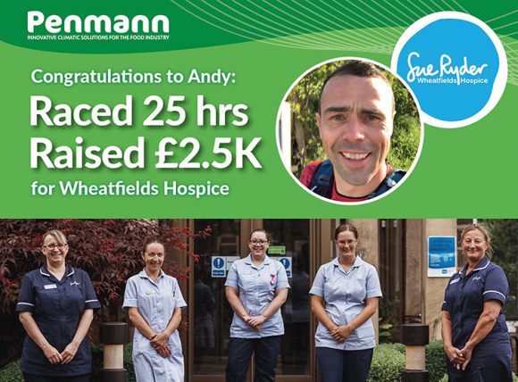 Penmann - andy Running Man raced 25 hours and raised £2.5K