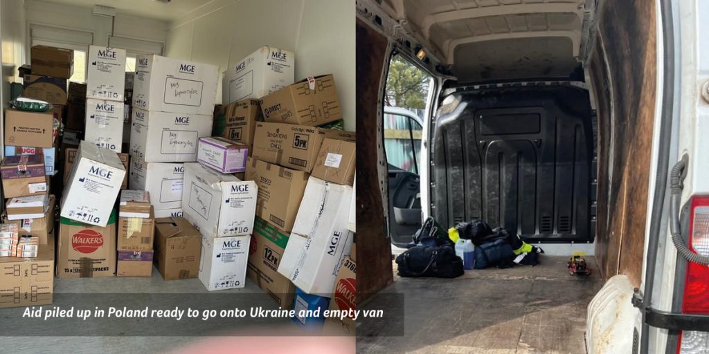 Penmann - van unloaded goods stowed in warehouse